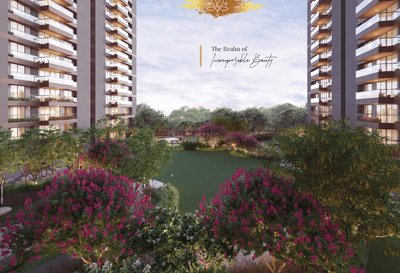 Image of 2493 Sq.ft 3 BHK Apartment / Flat for sale in Sargasan, Gandhinagar for Rs. 11500000