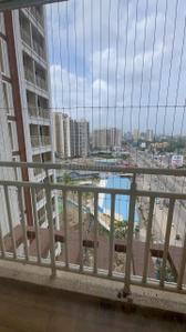 Balcony Image of 500 Sq.ft 1 BHK Apartment / Flat for rent in Metro Paramount, Shilgaon Thane for Rs. 15500