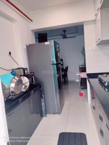 Kitchen Image of 970 Sq.ft 2 BHK Apartment / Flat for rent in Om Paraiso, Padle Gaon Thane for Rs. 22000