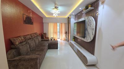 Living Room Image of 1200 Sq.ft 2 BHK Apartment / Flat for rent in Kanakia Sevens, Andheri East Mumbai for Rs. 116000