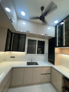 Kitchen Image of 1605 Sq.ft 3 BHK Apartment / Flat for rent in Candeur Crescent, Nallagandla Hyderabad for Rs. 48000
