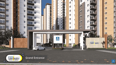 Image of 1616 Sq.ft 3 BHK Apartment / Flat for sale in Aparna Cyber Heights, Osman Nagar, Hyderabad for Rs. 14500000