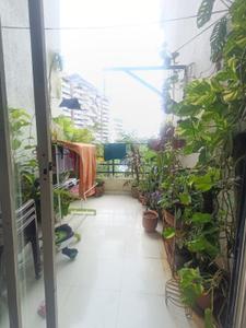 Balcony Image of 968 Sq.ft 2 BHK Apartment / Flat for rent in Solitaire Residency, Rahatani Pune for Rs. 30000