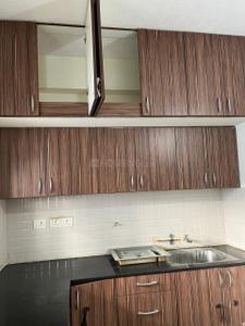 Kitchen Image of 1200 Sq.ft 2 BHK Penthouse for rent in Advaita Green Acres Apartment, Perungudi Chennai for Rs. 34000