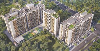 Image of 1015 Sq.ft 3 BHK Apartment / Flat for sale in Shubhang Shyam Zircon Amora, Motera, Ahmedabad for Rs. 9200000