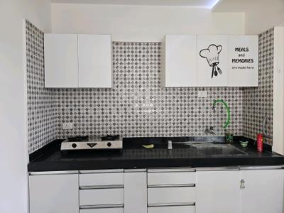 Kitchen Image of 850 Sq.ft 1.5 BHK Apartment / Flat for rent in Anshul Kanvas, Wagholi Pune for Rs. 22100