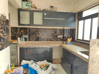 Kitchen Image of 1200 Sq.ft 2 BHK Apartment / Flat for rent in Gurudatta Bhaurao Park, Rabale Navi Mumbai for Rs. 26500
