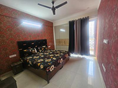 Bedroom Image of 1700 Sq.ft 3 BHK Apartment / Flat for rent in Maxxus Elanza, PR7 Airport Road Zirakpur for Rs. 40000