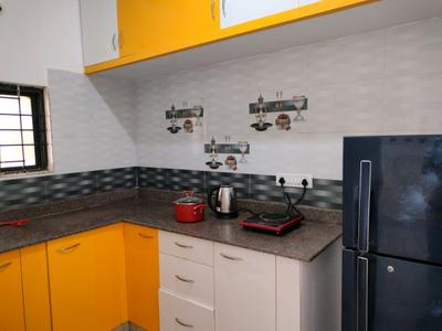 Kitchen Image of 700 Sq.ft 1 BHK Apartment / Flat for rent in Whitefield Bengaluru for Rs. 23000
