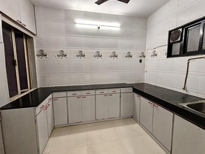 Kitchen Image of 600 Sq.ft 1 BHK Apartment / Flat for rent in Thane West Thane for Rs. 27000