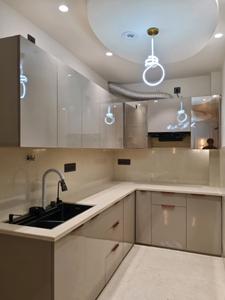 Kitchen Image of 720 Sq.ft 3 BHK Builder Floor for rent in Dwarka Mor New Delhi for Rs. 30000