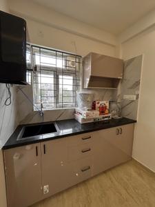 Kitchen Image of 600 Sq.ft 1 BHK Builder Floor for rent in Bhoganhalli Bengaluru for Rs. 26000