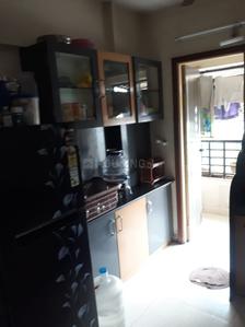 Kitchen Image of 1600 Sq.ft 3 BHK Apartment / Flat for rent in Pramukh Residency, Chala Vapi for Rs. 18000