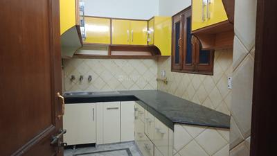 Kitchen Image of 1200 Sq.ft 2 BHK Builder Floor for rent in Sector 14 Gurgaon for Rs. 36000