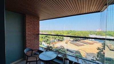 Balcony Image of 3230 Sq.ft 4 BHK Apartment / Flat for rent in BSA Paarijat At Shantigram, Shantigram Ahmedabad for Rs. 200000