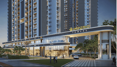 Image of 1082 Sq.ft 2 BHK Apartment / Flat for sale in Miracle Imperio Towers, Tathawade, Pune for Rs. 9800000