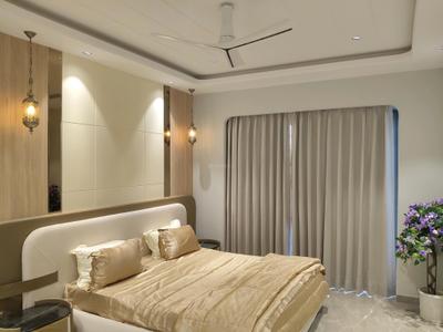 Bedroom Image of 880 Sq.ft 1 BHK Builder Floor for rent in DLF Siris Estate, DLF Phase 3 Gurgaon for Rs. 42300