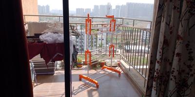Balcony Image of 800 Sq.ft 2 BHK Apartment / Flat for rent in Shapoorji Pallonji Joyville Hinjawadi, Hinjawadi Pune for Rs. 24000