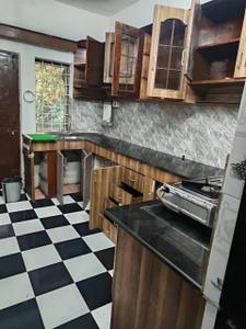 Kitchen Image of 1500 Sq.ft 3 BHK Apartment / Flat for rent in Saligao Goa for Rs. 45000