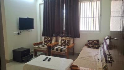 Living Room Image of 650 Sq.ft 1 BHK Apartment / Flat for sale in Godrej Garden City, Jagatpur Ahmedabad for Rs. 3900000