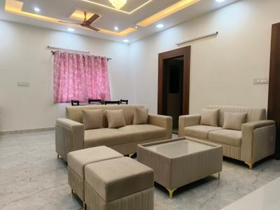 Living Room Image of 1200 Sq.ft 3 BHK Apartment / Flat for rent in R.K. Hegde Nagar Bengaluru for Rs. 55000