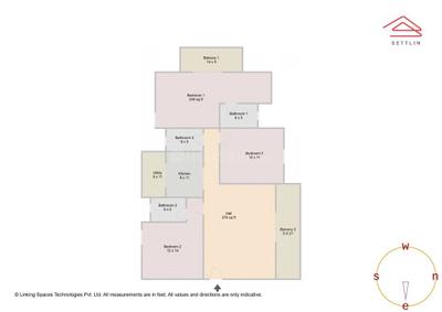Image of 1899 Sq.ft 3 BHK Apartment / Flat for sale in Axis Estrella Terraces by Axis Capstone, Hulimavu, Bengaluru for Rs. 22530000