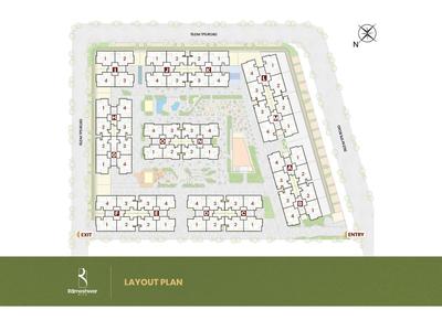 Image of 1100 Sq.ft 3 BHK Apartment / Flat for sale in Rameshwar City, Naranpura, Ahmedabad for Rs. 9988000