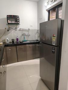 Kitchen Image of 783 Sq.ft 2 BHK Apartment / Flat for rent in Shapoorji Pallonji Joyville Sensorium, Maan Pune for Rs. 36000