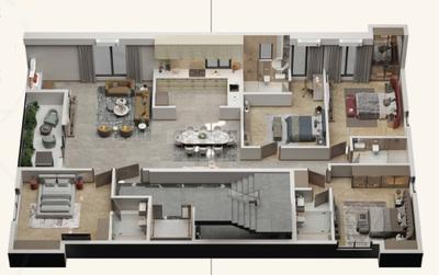 Image of 2300 Sq.ft 4 BHK Apartment / Flat for sale in Gariahat, Kolkata for Rs. 40000000