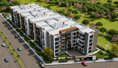 Image of 1440 Sq.ft 3 BHK Apartment / Flat for sale in Electronic City, Bengaluru for Rs. 10100000