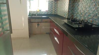 Kitchen Image of 950 Sq.ft 2 BHK Apartment / Flat for rent in Lodha Amara, Kolshet Thane for Rs. 45000