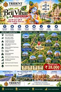 Image of 100 Sq.ft Residential Plot / Land for sale in Tappal, Aligarh for Rs. 2800000