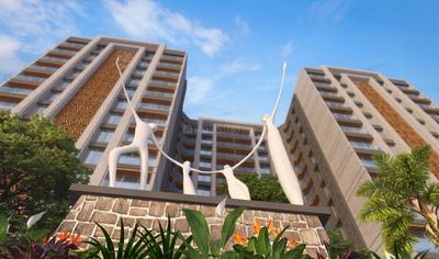 Image of 945 Sq.ft 2 BHK Apartment / Flat for sale in Basil Mondale, Mundhwa, Pune for Rs. 7500000