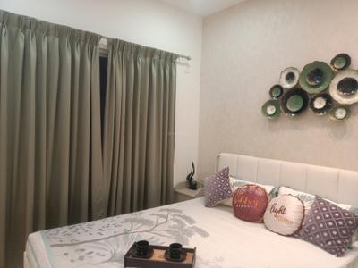 Bedroom Image of 780 Sq.ft 2 BHK Apartment / Flat for rent in Shapoorji Pallonji Joyville Sensorium, Maan Pune for Rs. 26000