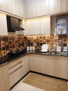 Kitchen Image of 1600 Sq.ft 3 BHK Apartment / Flat for rent in Shrachi Greenwood Nest, New Town Kolkata for Rs. 70000