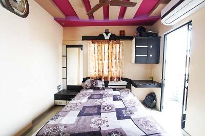 Bedroom Image of 675 Sq.ft 1 BHK Apartment / Flat for sale in Shivanand Apartment, Ghatlodiya Ahmedabad for Rs. 4200000