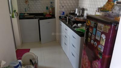 Kitchen Image of 550 Sq.ft 1 BHK Apartment / Flat for rent in Godrej Hillside 2, Mahalunge Pune for Rs. 22000