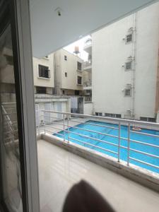 Balcony Image of 1600 Sq.ft 3 BHK Apartment / Flat for rent in Horamavu Bengaluru for Rs. 45000