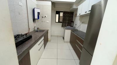 Kitchen Image of 610 Sq.ft 1 BHK Apartment / Flat for rent in Duville Riverdale Heights, Kharadi Pune for Rs. 35000