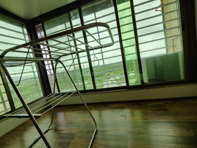 Balcony Image of 1555 Sq.ft 3 BHK Apartment / Flat for rent in B and M Millennium Avanish, Airoli Navi Mumbai for Rs. 80000