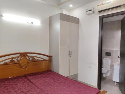 Bedroom Image of 1000 Sq.ft 2 BHK Builder Floor for rent in Sector 46 Gurgaon for Rs. 45000