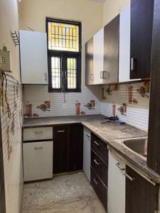 Kitchen Image of 650 Sq.ft 2 BHK Builder Floor for rent in Sector 3 Rohini New Delhi for Rs. 20000