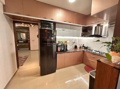 Kitchen Image of 1070 Sq.ft 2 BHK Apartment / Flat for rent in GM E City Town, Bommasandra Bengaluru for Rs. 27000