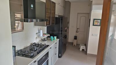 Kitchen Image of 2215 Sq.ft 3 BHK Apartment / Flat for sale in Unitech Uniworld City, New Town Kolkata for Rs. 21500000