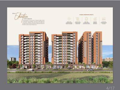 Image of 2160 Sq.ft 3 BHK Apartment / Flat for sale in Aksharam Yogi Sarvasa, Randesan, Gandhinagar for Rs. 9600000