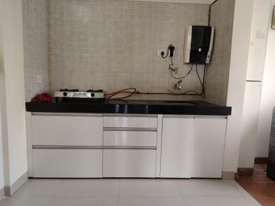 Kitchen Image of 650 Sq.ft 1 BHK Apartment / Flat for rent in Godrej Horizon, Mohammed Wadi Pune for Rs. 18000