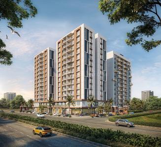 Image of 1351 Sq.ft 2 BHK Apartment / Flat for sale in Shivansh Swarnim Lifestyle, Palanpur, Surat for Rs. 6000000