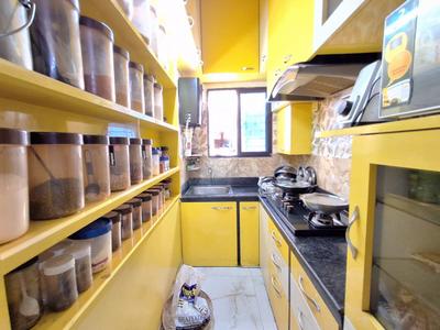 Kitchen Image of 980 Sq.ft 3 BHK Apartment / Flat for sale in Keshtopur Kolkata for Rs. 4750000