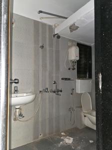 Common Bathroom Image of 650 Sq.ft 1 BHK Apartment / Flat for sale in Parikh Peninsula Park, Virar West Virar for Rs. 4000000