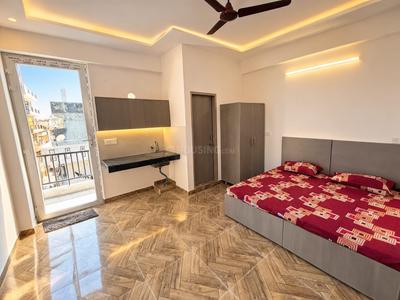 Bedroom Image of 1200 Sq.ft 1 RK Studio for rent in Sector 13 Gurgaon for Rs. 15000